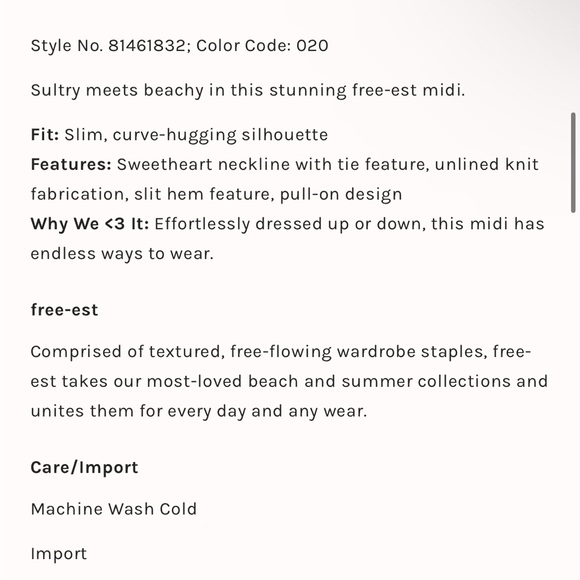 Free People Beach Eleni bodycon midi dress - Picture 6 of 6